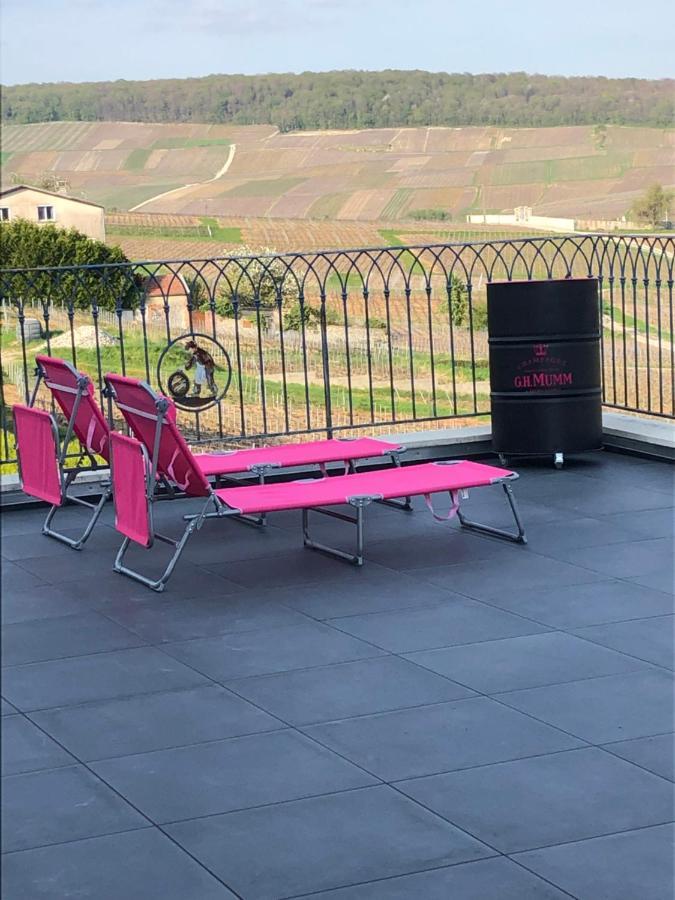 Floressens En Champagne Terrasse Privative Sur Le Vignoble Villa Fleury-la-Riviere Exterior photo